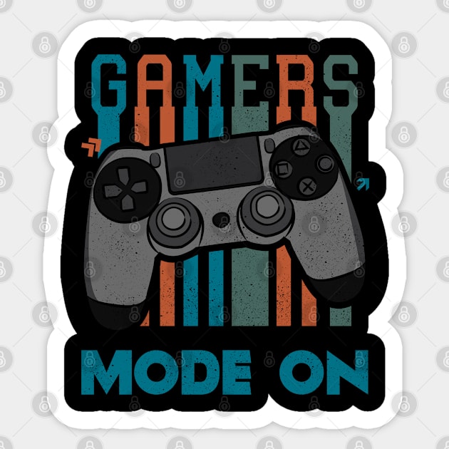 Gamer Mode On Sticker by berwies